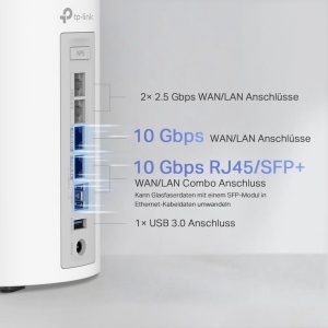 Router Mesh TP-Link Deco BE85, Wi-Fi 7, 19 Gbps, 10 Gbits Ethernet - Img 5