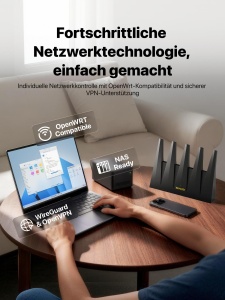 Router Wi-Fi 7 Tenda BE12 Pro - Dualband 7141 Mbits, Quad-Core, 5 Porturi - Img 6