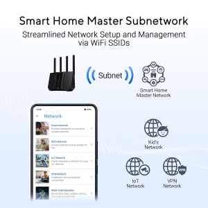 Router WiFi Tri-Band ASUS RT-BE92U, 9700 Mbps, 10G WAN, Negru - Img 7