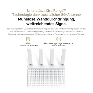 Router WLAN WiFi 6 Xiaomi AX3000, Dual-Band, 4 Porturi Gigabit - Img 6