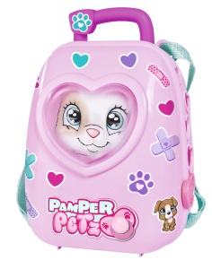 Rucsac 2-in-1 Simba Pamper Petz Vetpack Kit Veterinar cu Accesorii Roz pentru Copii 3