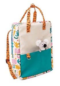 Rucsac NICI Wild Friends 34x24x10 cm cu Jucarie Plus Koala Multicolor 9L