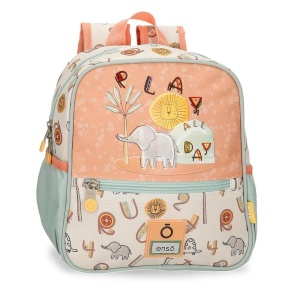 Rucsac pentru copii Enso Play All Day, Rucsac de scoala, Poliester, Roti duble multidirectionale, Diverse utilizari, Colorat, Rucsac 23
