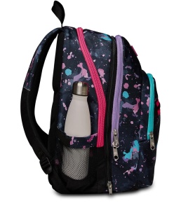 Rucsac scolar Seven Advanced Detach - Fluo String Girl - Violet - Compartiment dublu - Buzunar pentru sticla de apa, 2 rucsacuri in 1 cu compartiment frontal detasabil, ALTELE, 31 x 43 x 22 cm, Scoala - Img 4