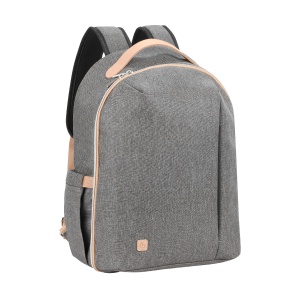 Rucsac scutec Babymoov Le Pyla Smokey - volum de depozitare 17l, deschidere valiza 180 grade, hidrofug