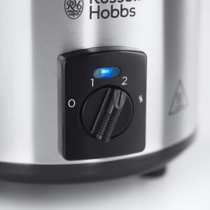 Russell Hobbs Slow Cooker Mini [oala grea din ceramica de 2 l pentru opt. Aragaz lent compact (3 setari de temperatura si functie de mentinere la cald, 145W) Aragaz lent 25570-56 - Img 4