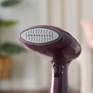 Russell Hobbs Steam Genie Colour Control Steamer Steamer [1800W, 20g/min Abur] Steam Genie Color Control (antibacterian, talpa ceramica, 2 accesorii: tesaturi delicate si textile de casa, 27410-56 - Img 3