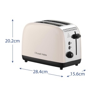 Russell Hobbs Toaster Colours Plus 26930-56 Jasmine 6 trepte rumenire functii multiple - Img 8
