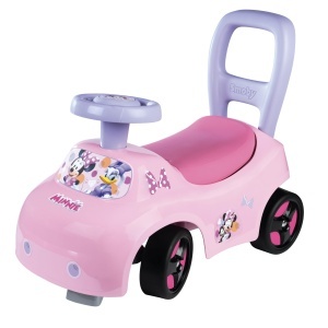 Rutscher pentru copii Smoby Minnie Maus, design ergonomic, cu suport spate si stocare