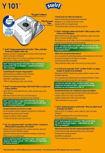 Sac de aspirator Swirl Y 101 EcoPor, 10 bucati, 99,99 filtrare, material reciclabil - Img 2