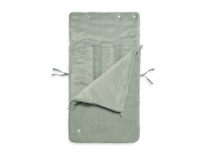 Sac de dormit pentru bebelusi Jollein Basic Knit, verde, cu fleece, pentru scaune auto si carucioare - Img 5