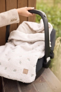 Sac de dormit pentru bebelusi Jollein Teddy Lovely, 0, cu fermoar, pentru carucior si scaun auto - Img 6