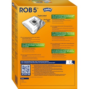 Sac vacuum cleaner Swirl ROB 5 Beutel pentru Dreame L40 Ultra, L50 Pro Ultra, 4 piese - Img 2