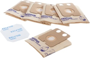 Sac vacuum Nilfisk Nr. 22198000, 5 bucati, cu motorfiltru, alb - Img 3