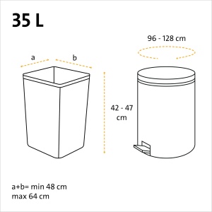 Sacose de gunoi Swirl, 35 litri, rezistente si impermeabile, 40 bucati - Img 5