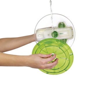 Salatiera cu uscator Zyliss Swift Dry E940013, 6L, Plastic, Verde, AquaVent - Img 8