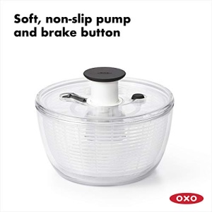 Salatiera OXO Good Grips cu pompa si capac 6L multifunctionala - Img 3
