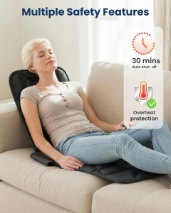 Saltea de Masaj COMFIER cu 10 Motoare de Vibratie, 5 Moduri si Functie de Incalzire - Img 6