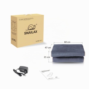 Saltea de Masaj Snailax cu 10 Motoare de Vibratie, 4 Zone de Incalzire, Design Faltabil - Img 8