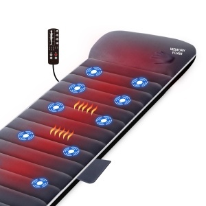 Saltea de masaj Snailax cu memorie, vibratii si functie de incalzire