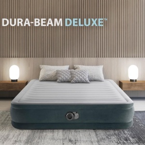 Saltea gonflabila Intex Queen Comfort-Plush 152x203 cm, cu pompa electrica - Img 2