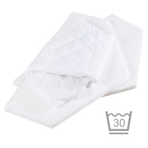 Saltea hexagonala pentru tarc copii Roba 112x97 cm Husa detasabila Alb matlasat - Img 3