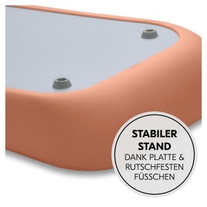 Saltea pentru schimbat bebelusi hauck 70x50 cm, impermeabila, cu suport stabil - Img 6