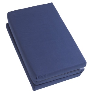 Saltea pliabila pentru patut de calatorie Roba 60x120 cm albastra cu husa detasabila - Img 4