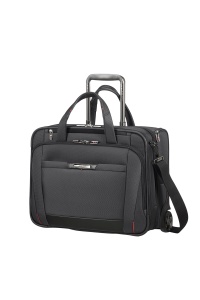 Samsonite PRO-DLX 5 - Geanta cu role pentru laptop de 15,6" - Geanta cu maner de calatorie de 3,1 kg, 46 cm, 34,5 L, Negru