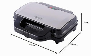 Sandwich Maker ADLER Camry XL, 1300 W, 2 sandwichuri, design compact - Img 8