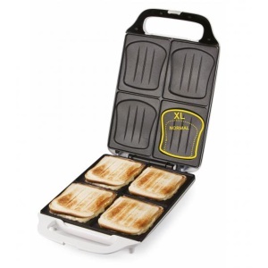 Sandwich Maker DOMO DO9064C, 4 sandwichuri, 1800W, alb - Img 1