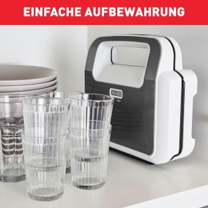 Sandwich Maker si Waffeleisen Tefal SW7011, 850W, Placi Antiaderente, Dimensiuni Mari - Img 5