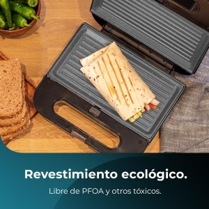 Sandwichmaker Cecotec RocknToast Square 800W Antiaderent PFOA-Free - Img 7