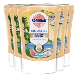 Sapun lichid Sagrotan Hawaii Sunshine, 5 x 250 ml, editie limitata