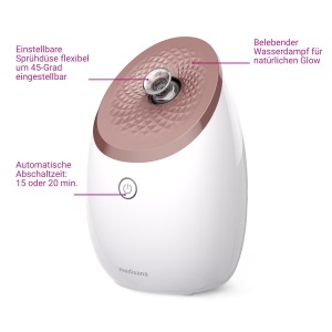 Sauna faciala Medisana DS 600 cu tehnologie UV, 115 ml, functie de temporizare - Img 5