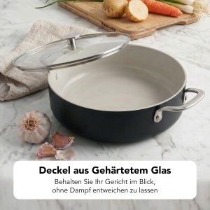 Sauteuse KitchenAid 28 cm, 4,28 L, Negru, Antiaderent, Inductie - Img 4