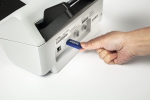 Scanner documente Brother ADS-4550W, duplex, 35 paginimin, alb - Img 5
