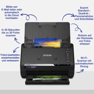 Scanner foto Epson FastFoto FF-680W, scanare rapida, duplex, optimizare automata - Img 3
