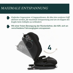 Scaun auto Chicco FoldGo S i-Size, 100-150 cm, inclinabil, pliabil - Img 5