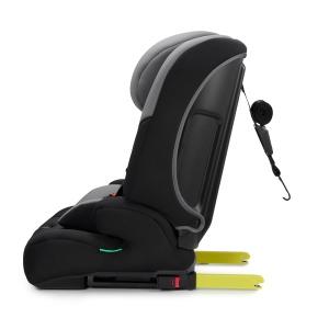 Scaun auto copii Kinderkraft SAFETY FIX 3 PRO i-Size 9-36 kg cu sistem Isofix Gri - Img 4