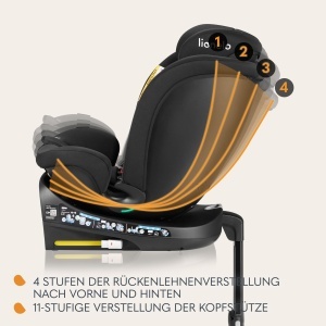 Scaun auto copii Lionelo Navy i-Size 360deg 40-150 cm ISOFIX reglabil confortabil - Img 8