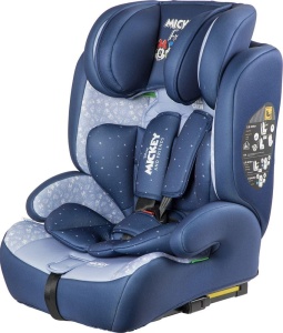 Scaun auto copii Tataway Disney Mickey Mouse, ISOFIX, 76-150 cm, Albastru - Img 7