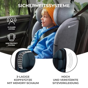 Scaun auto Kinderkraft ONETO3 i-Size 76-150 cm, 9-36 kg, Negru - Img 6