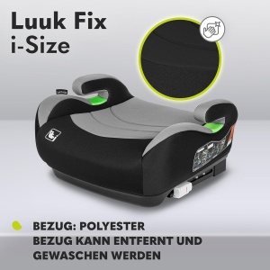 Scaun auto LIONELO LUUK FIX i-Size pentru copii, 22-36 kg, cu ISOFIX - Img 7