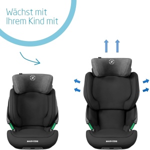 Scaun Auto Maxi-Cosi Kore i-Size, 3.5-12 ani, 100-150 cm, Negru - Img 3