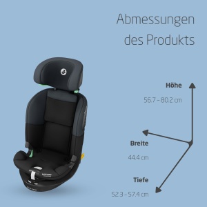 Scaun auto Maxi-Cosi Titan S i-Size 15 luni-12 ani ISOFIX Tonal Black - Img 7