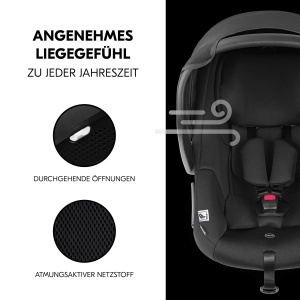 Scaun auto pentru bebelusi Hauck Drive N Care i-Size, 0-13 kg, Negru - Img 7