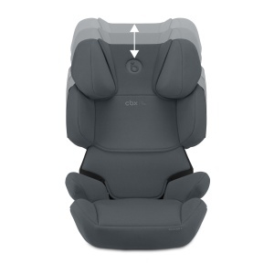 Scaun auto pentru copii CBX by CYBEX Solution X i-Fix, 3-12 ani, 15-50 kg, Gri - Img 3