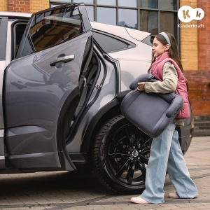Scaun auto pentru copii I-SPARK I-Size, grupa 2/3, 100-150 cm, de la 3,5 la 12 ani, 15 la 36 kg, usor (4,5 kg), centura de siguranta in 3 puncte, protectie laterala, verde - Img 2