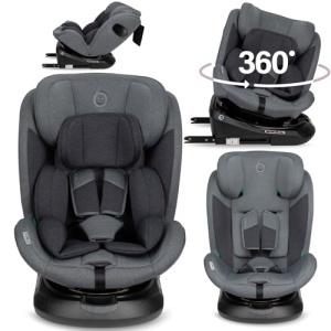 Scaun auto pentru copii MoMi EMI, 0-12 ani, 360 rotativ, ISOFIX, 3-36 kg - Img 12